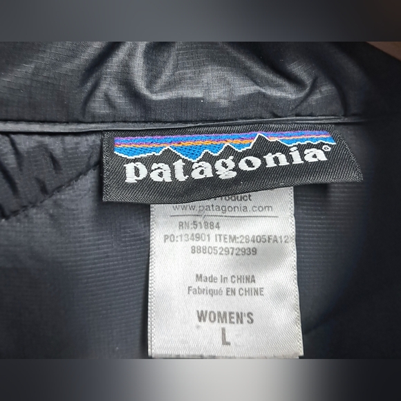 Women's Quilted Patagonia Down Jacket Size L - Picture 9 of 9